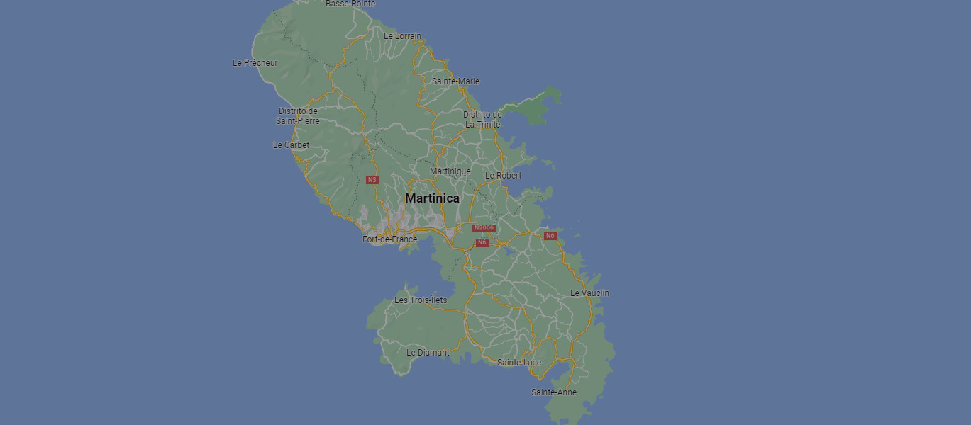Car Hire in Martinique